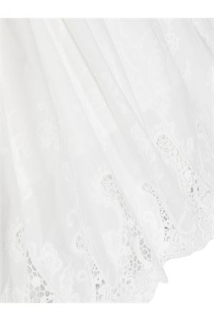 Gonna in cotone bianco ERMANNO SCERVINO KIDS | SFGO040CRI350BS0030002